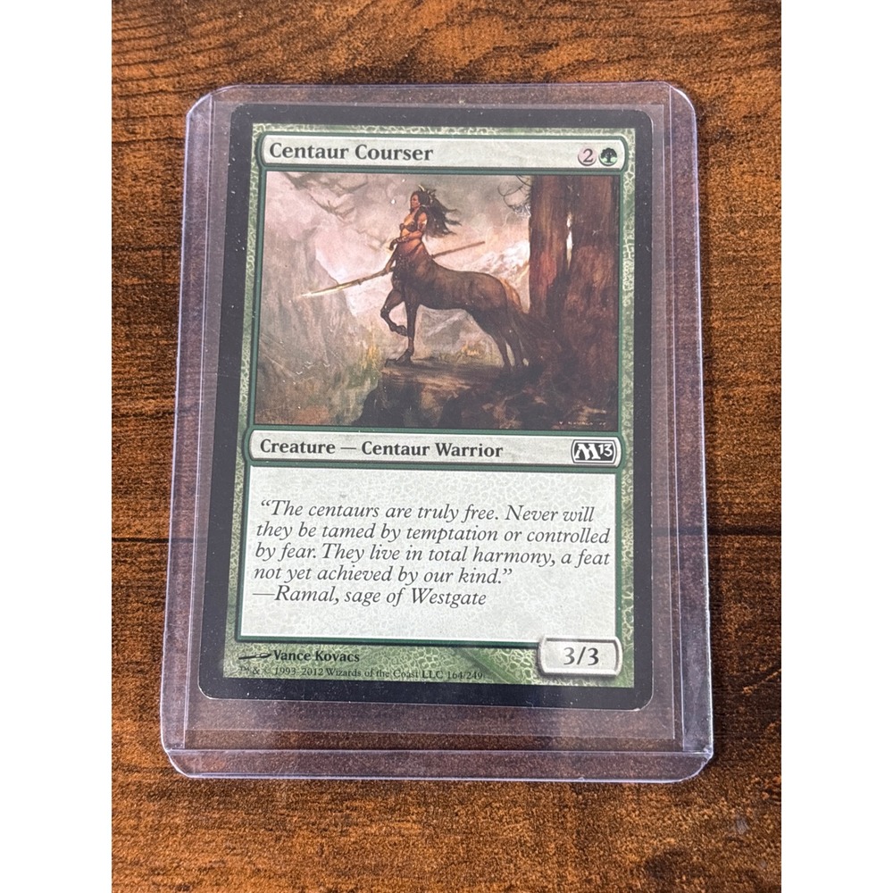 Magic The Gathering Centaur Courser M13 164/249 Green Creature Card Vance Kovacs